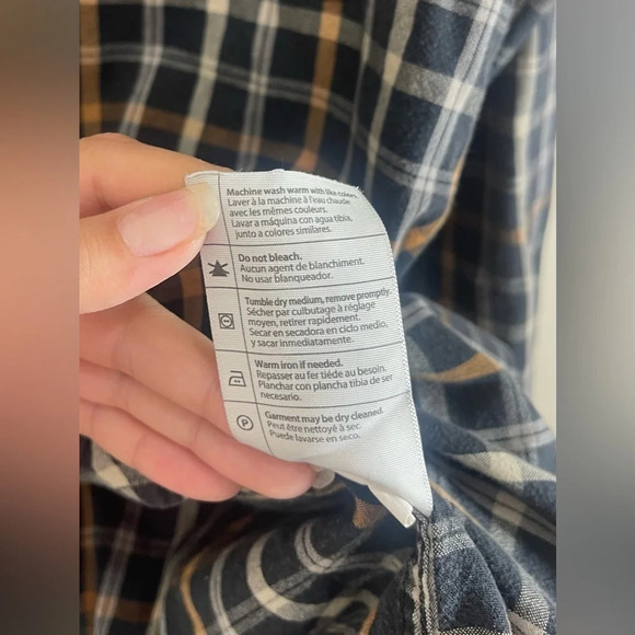 Carhartt Relaxed Fit Plaid Long Sleeve Collared Button Down Shirt Men’s Size L - Picture 8 of 11